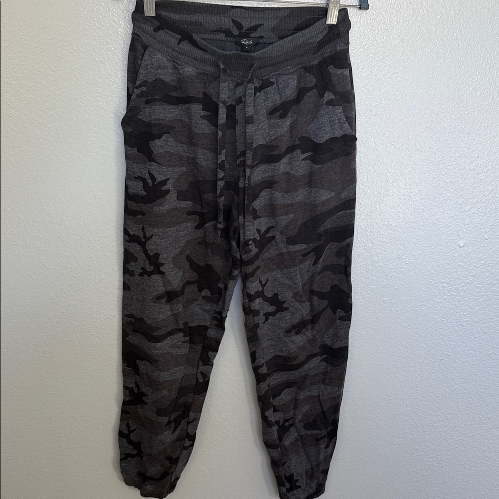 Rails Charcoal and Black Patterned Joggers